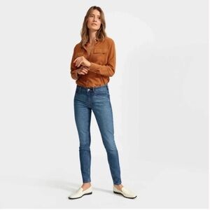 Everlane The Mid Rise Ankle Skinny Jeans